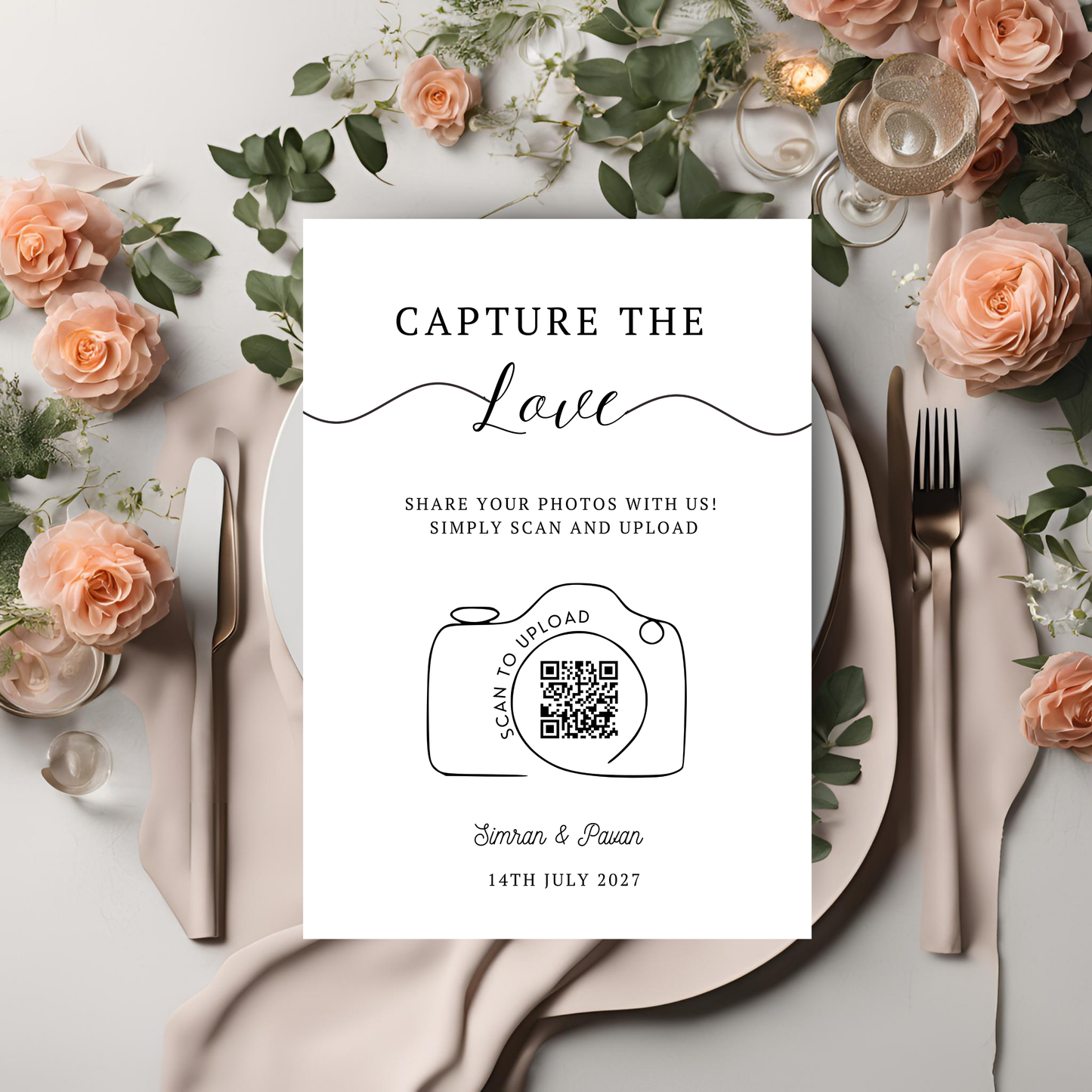 Capture the Love Digital Download - Online Template