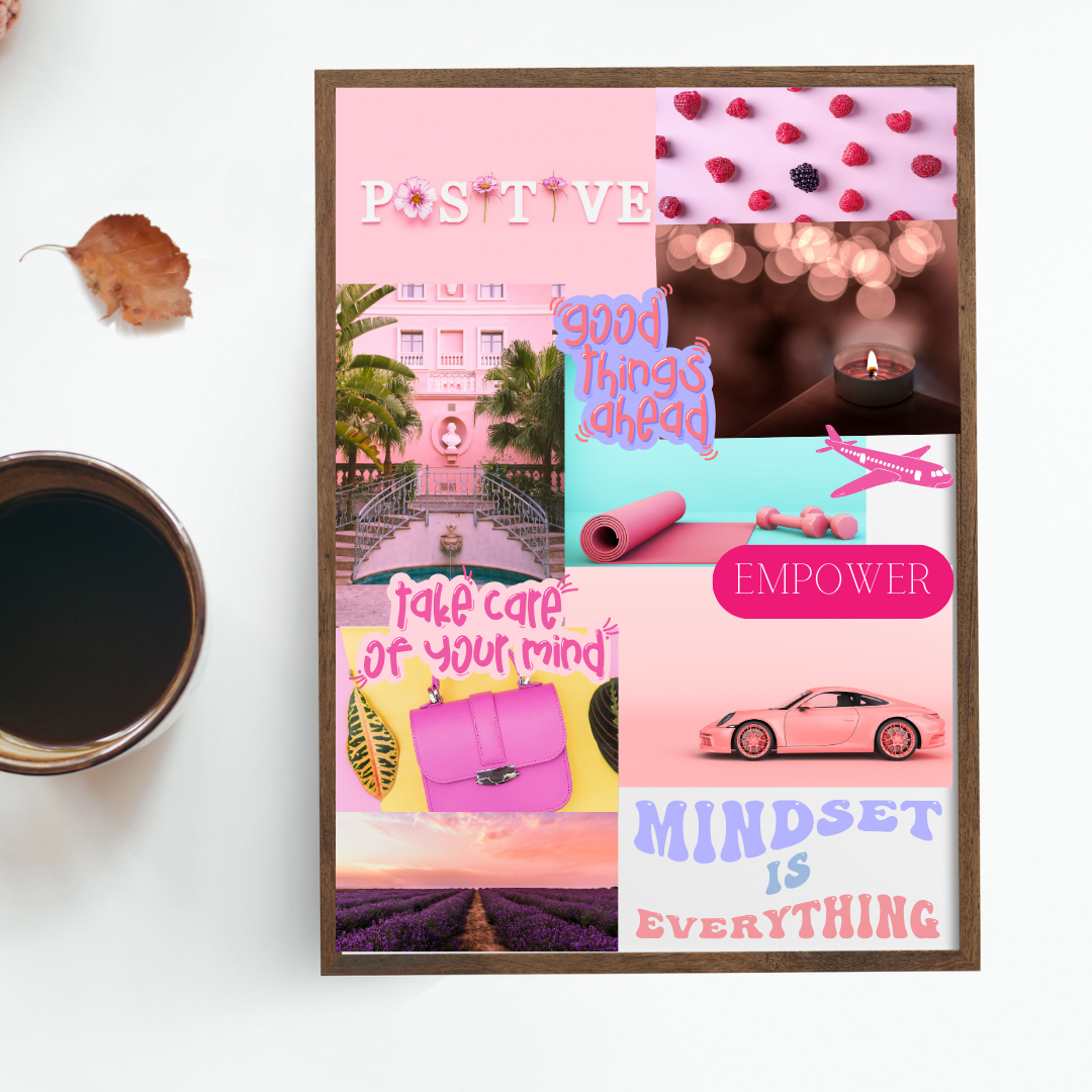 The Ultimate Vision Board Kit - Digital Printable Online Template