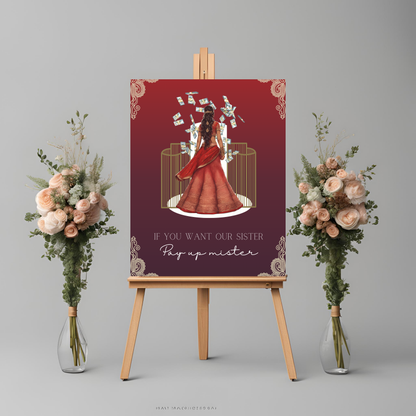 Doli Entrance Board Digital Download - Online Template