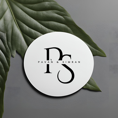 Elegant Wedding Monogram Digital Download - Online Template