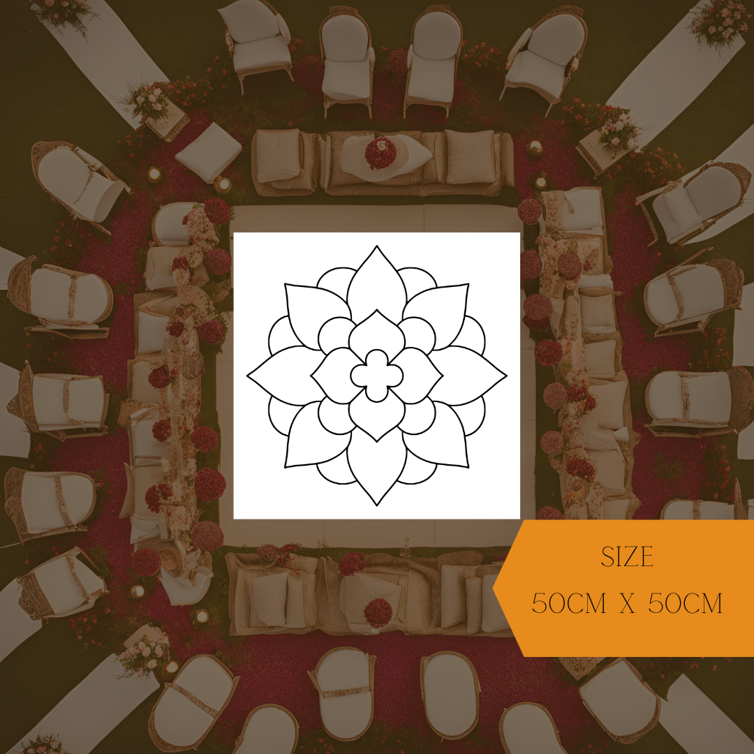 Maiyan Board Pack of 4 - Punjabi Wedding Accessories Digital Template