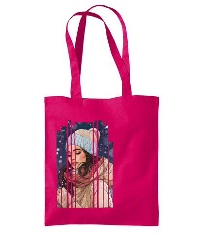 Desi Girl Winter Shoulder Tote Bag
