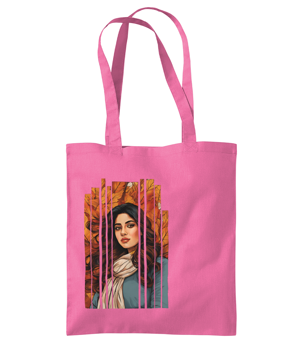 Desi Girl Autumn Fall - Shoulder Tote Bag