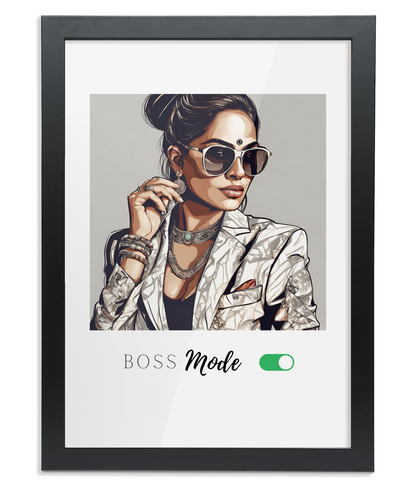 Digital Art - Boss Mode A2 Framed Print