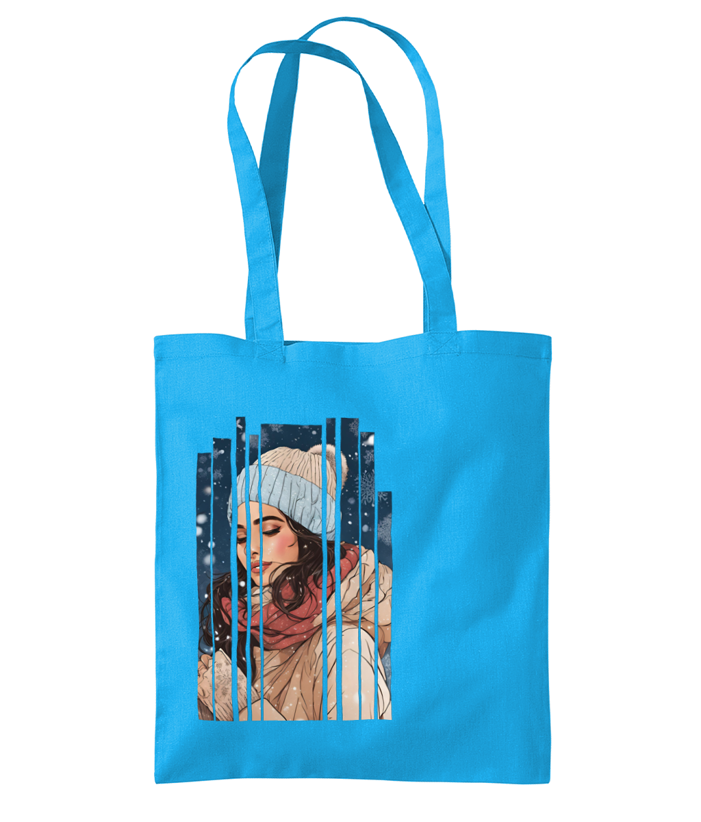 Desi Girl Winter Shoulder Tote Bag