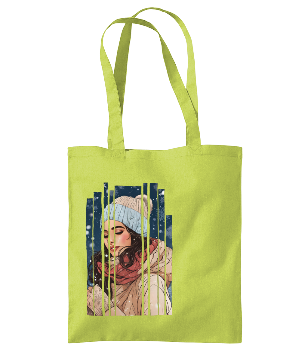 Desi Girl Winter Shoulder Tote Bag