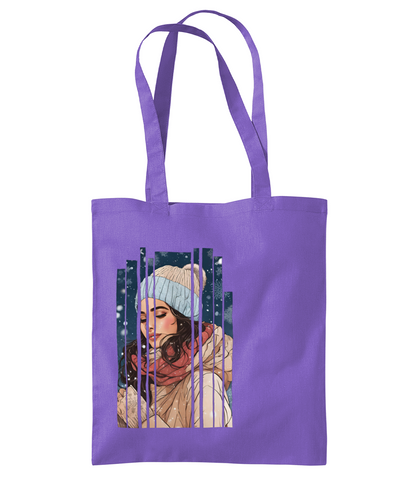Desi Girl Winter Shoulder Tote Bag