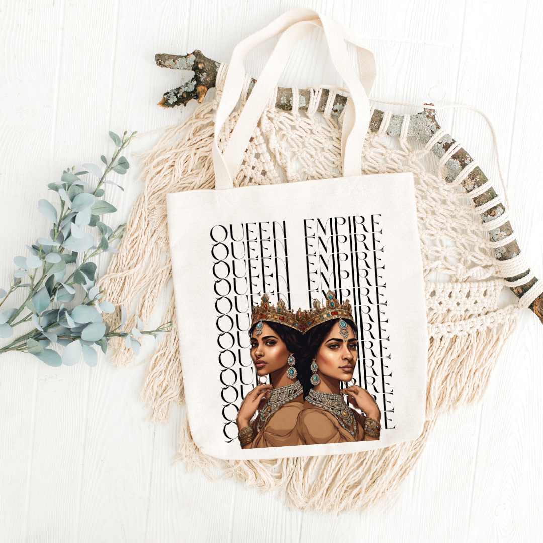 South Asian Art - Queen Empire Tote Bag