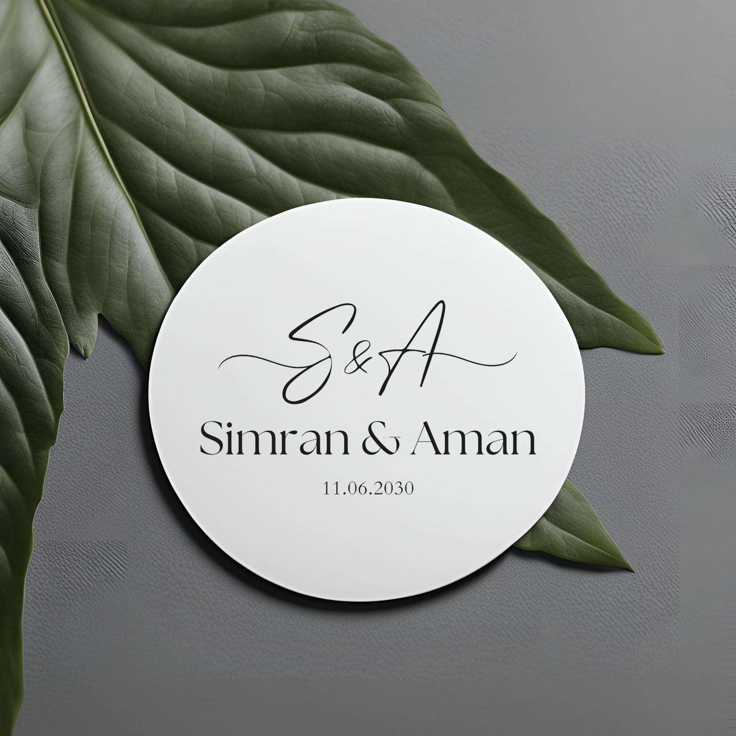 Calligraphy Monogram Digital Download - Online Template