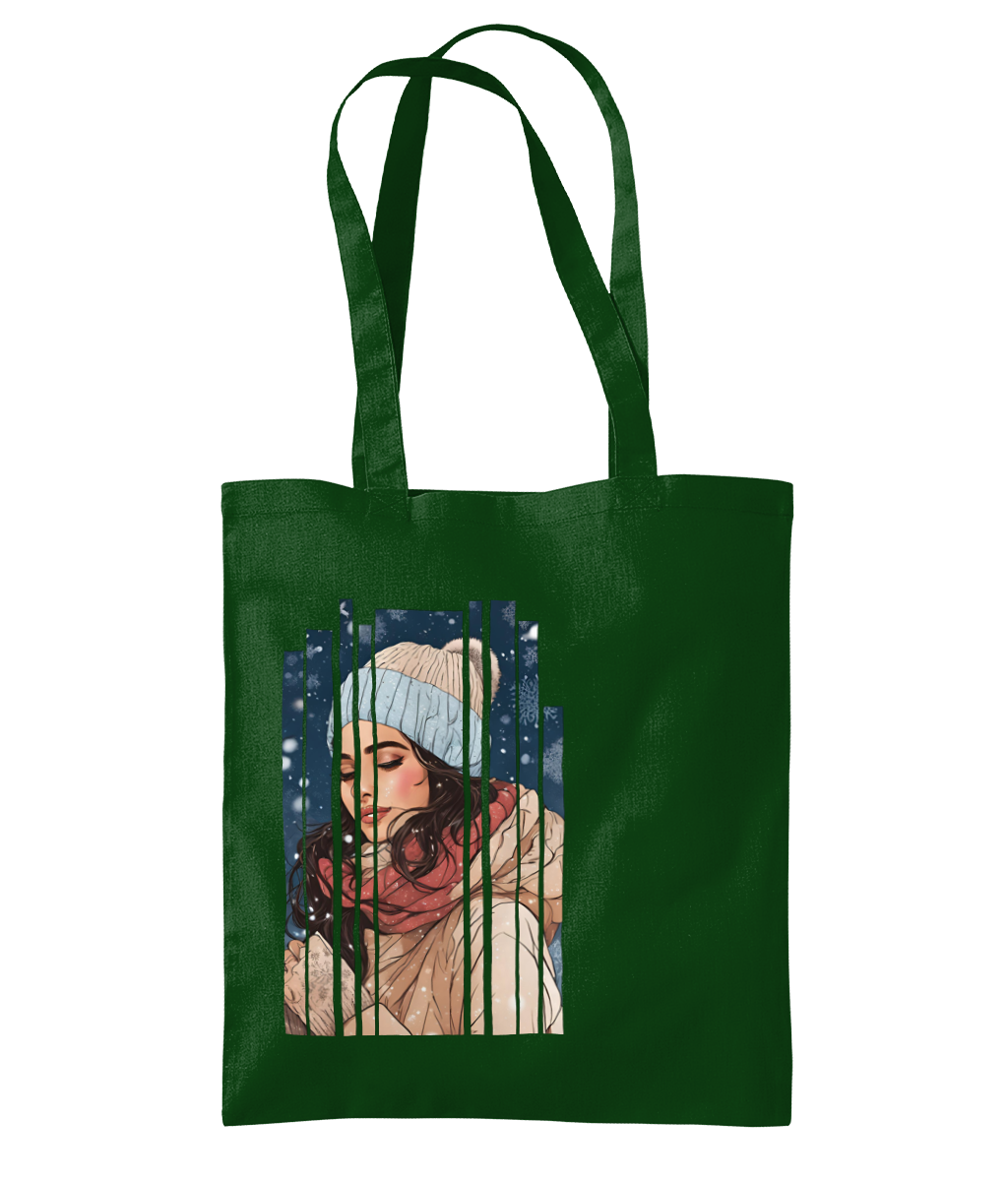 Desi Girl Winter Shoulder Tote Bag