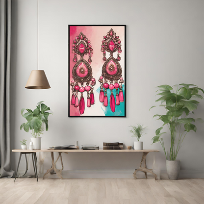 Wall Art - Desi Coquette Digital Art 30 pcs