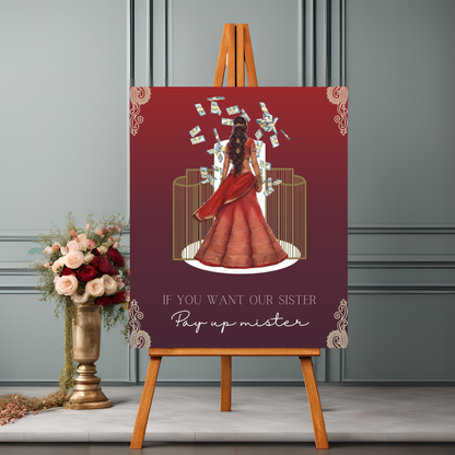 Doli Entrance Board Digital Download - Online Template
