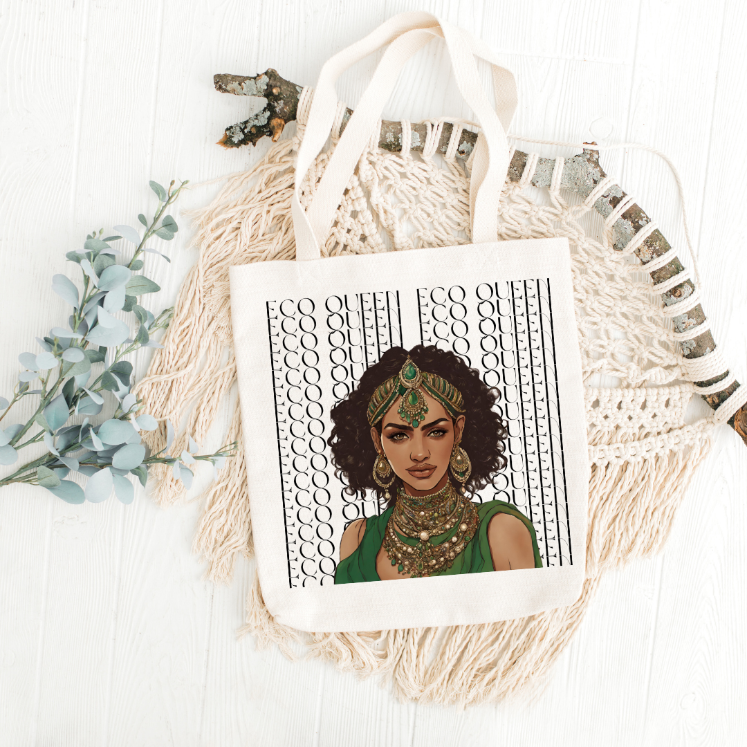 South Asian Art - Eco Queen Tote Bag