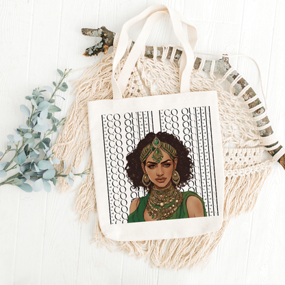 South Asian Art - Eco Queen Tote Bag