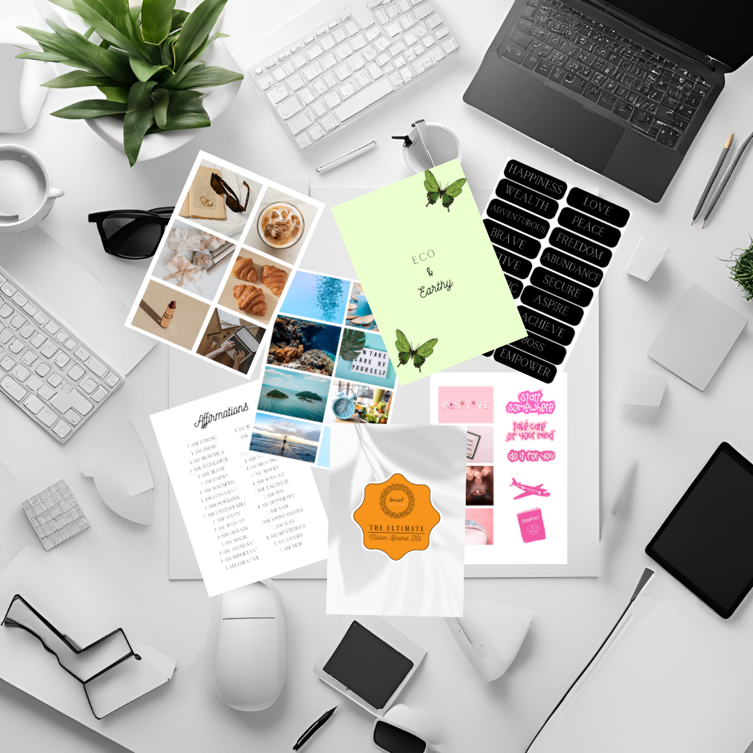 The Ultimate Vision Board Kit - Digital Printable Online Template