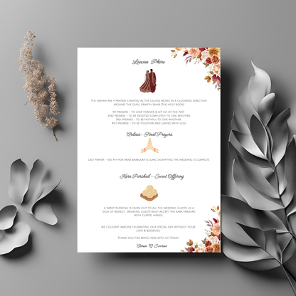 Anand Karaj Laavan Booklet Digital Download - Online Template