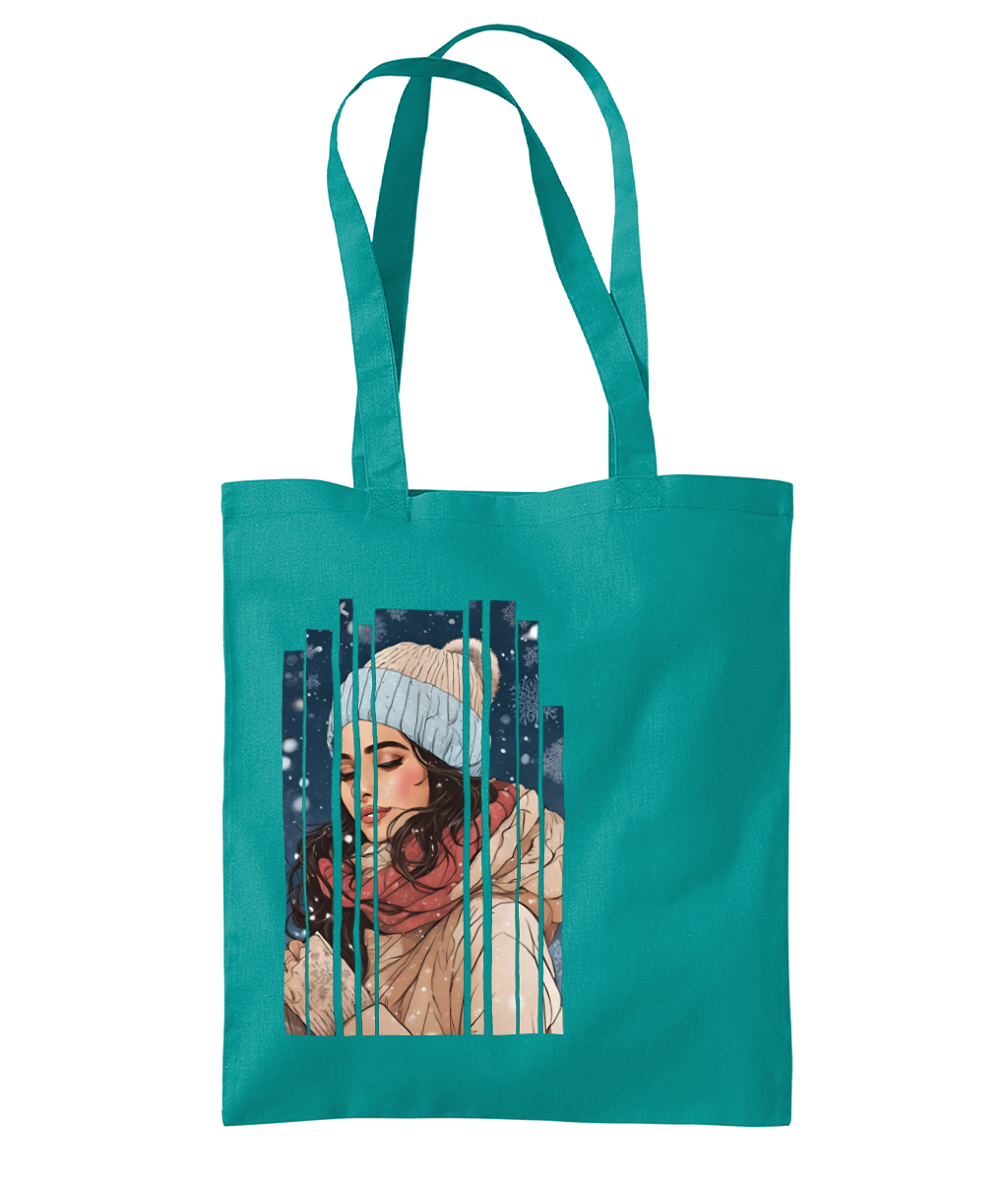 Desi Girl Winter Shoulder Tote Bag