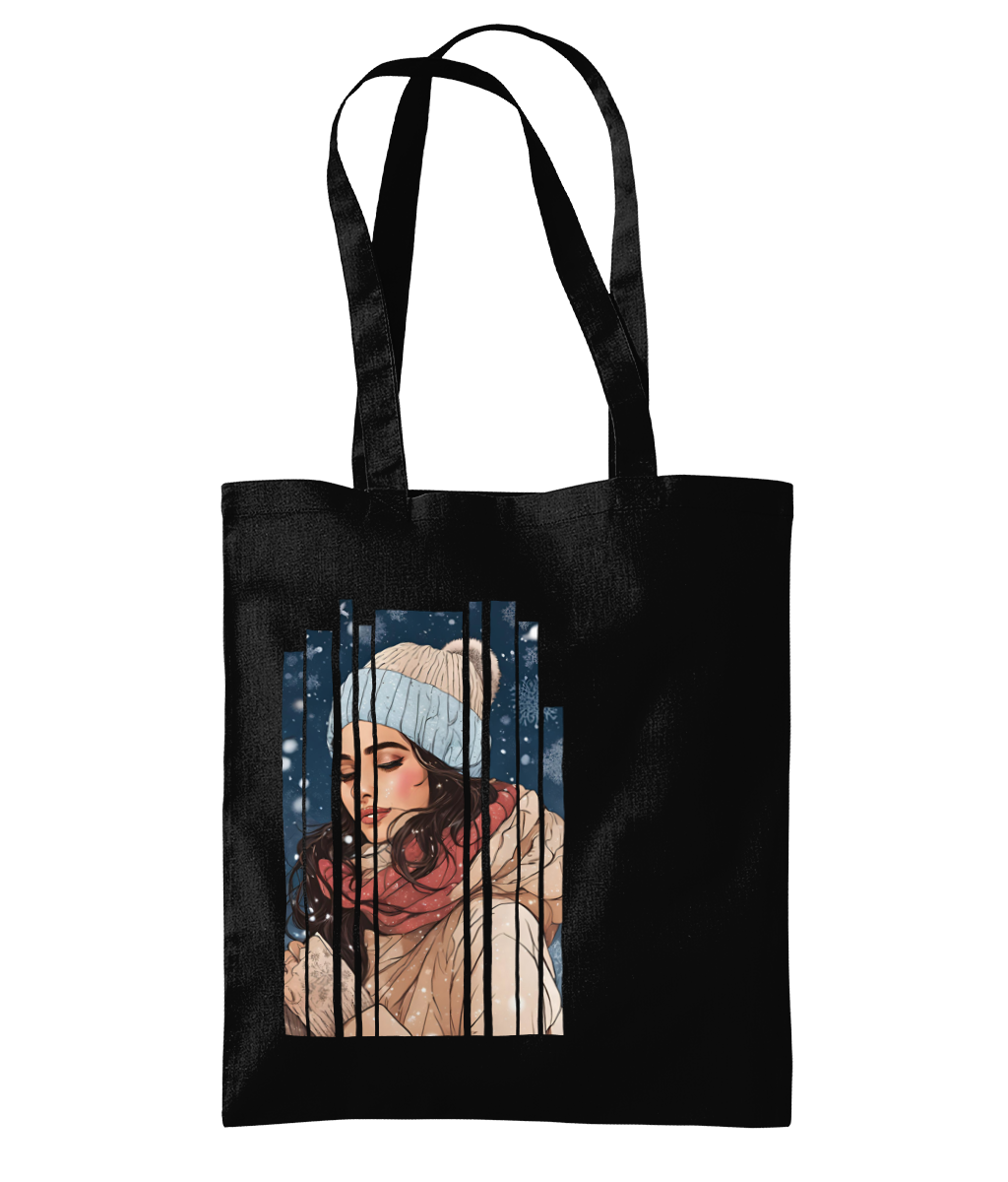 Desi Girl Winter Shoulder Tote Bag