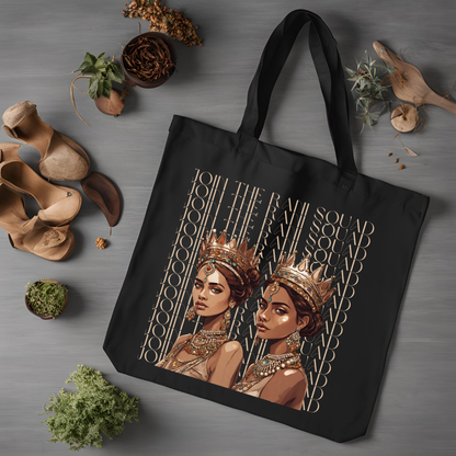 South Asian Art - Brown Join The Rani Squad Tote Bag