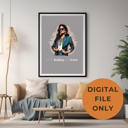 Digital Art - Building My Empire Poster