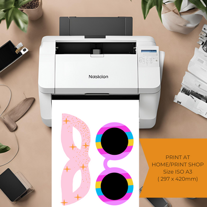 Desi Photo Booth Printable Props Digital Download