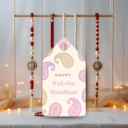 Rakhri Digital Gift Tags - Editable Template