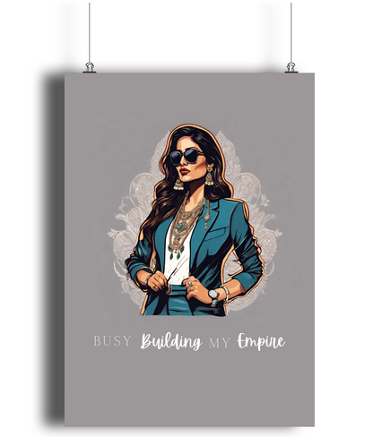 Digital Art - Building My Empire Poster