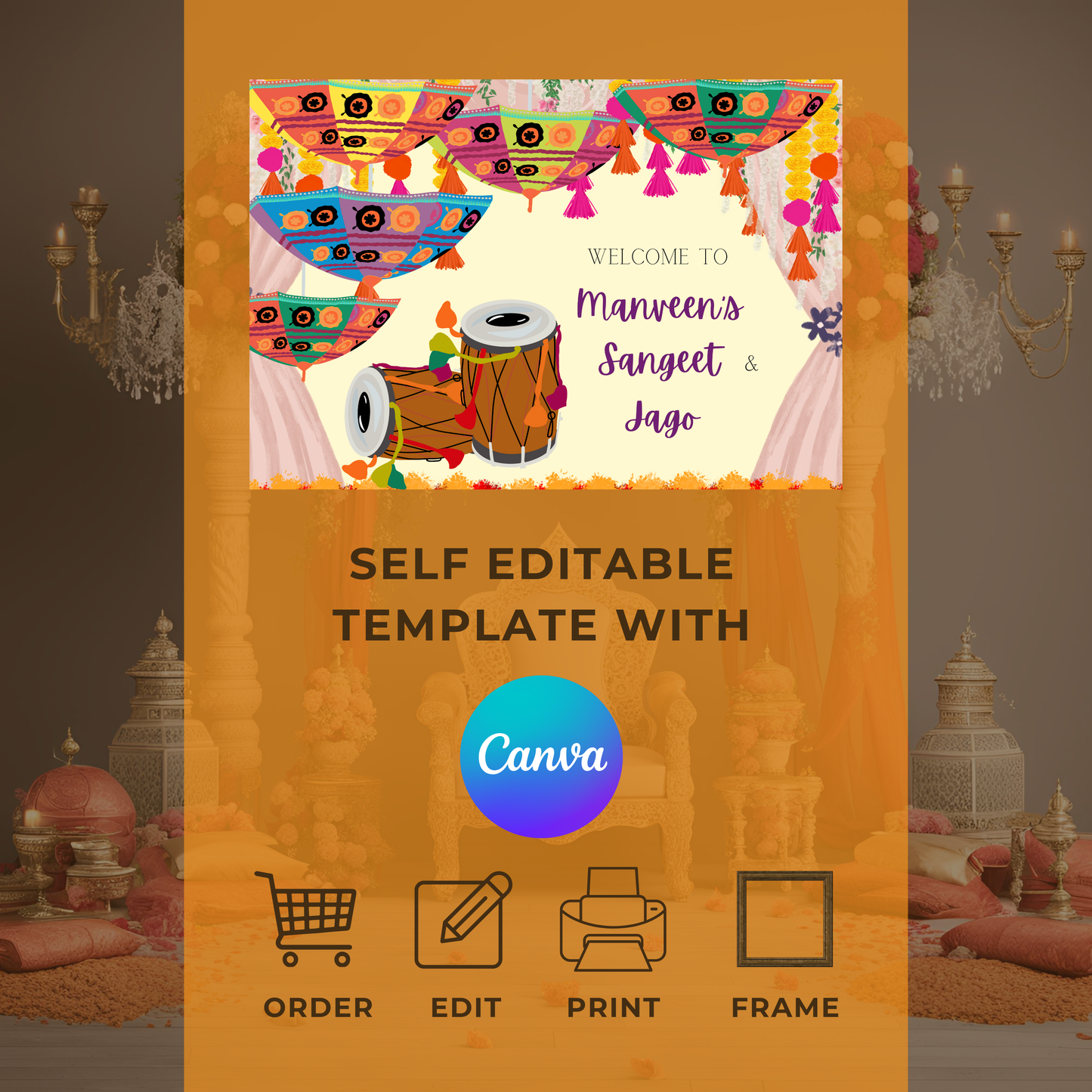 Decor Jago Entrance Board Digital Download - Online Template