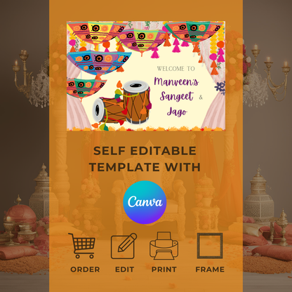 Decor Jago Entrance Board Digital Download - Online Template