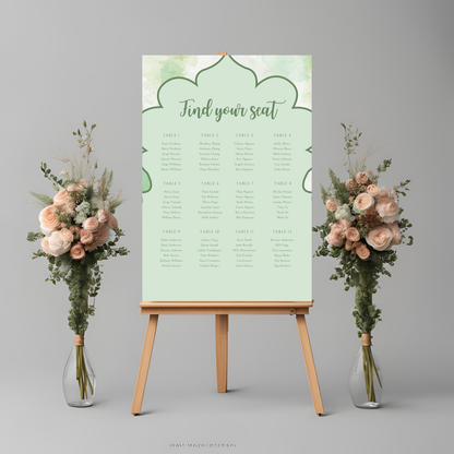Green Seating Plan