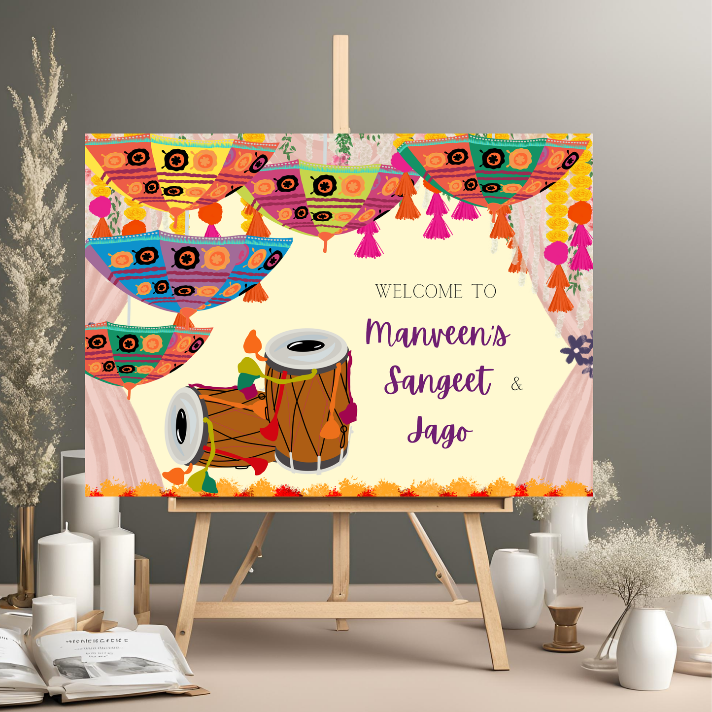 Decor Jago Entrance Board Digital Download - Online Template