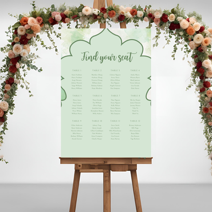 Green Seating Plan