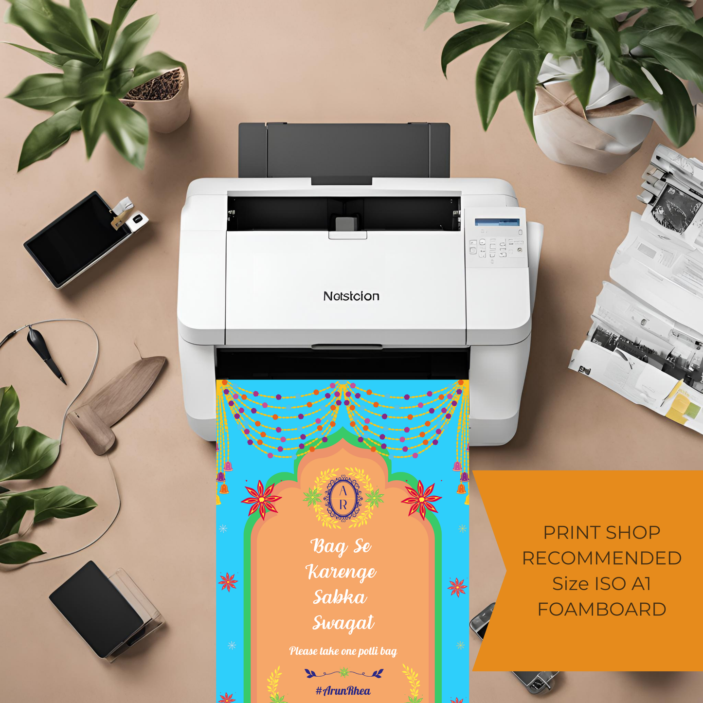 Bag Se Entrance Signage - Digital Template