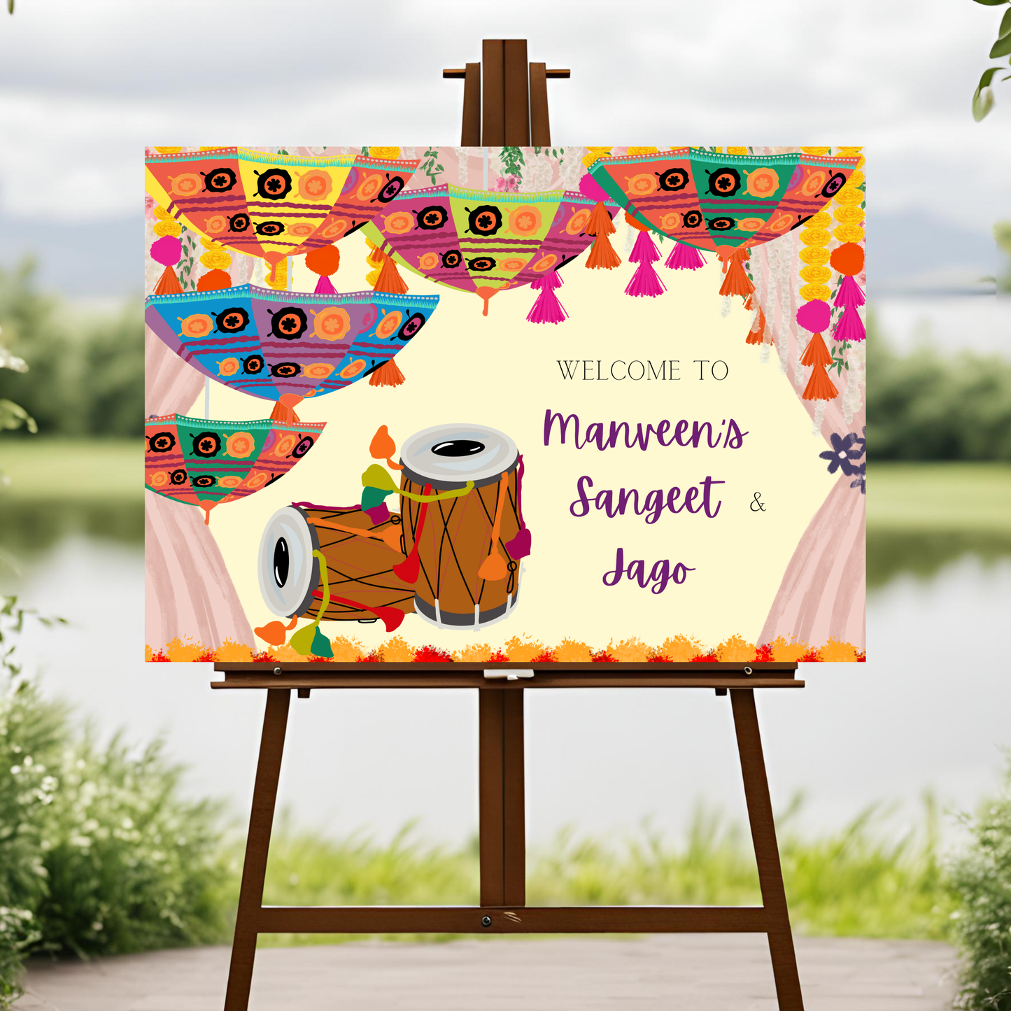 Decor Jago Entrance Board Digital Download - Online Template