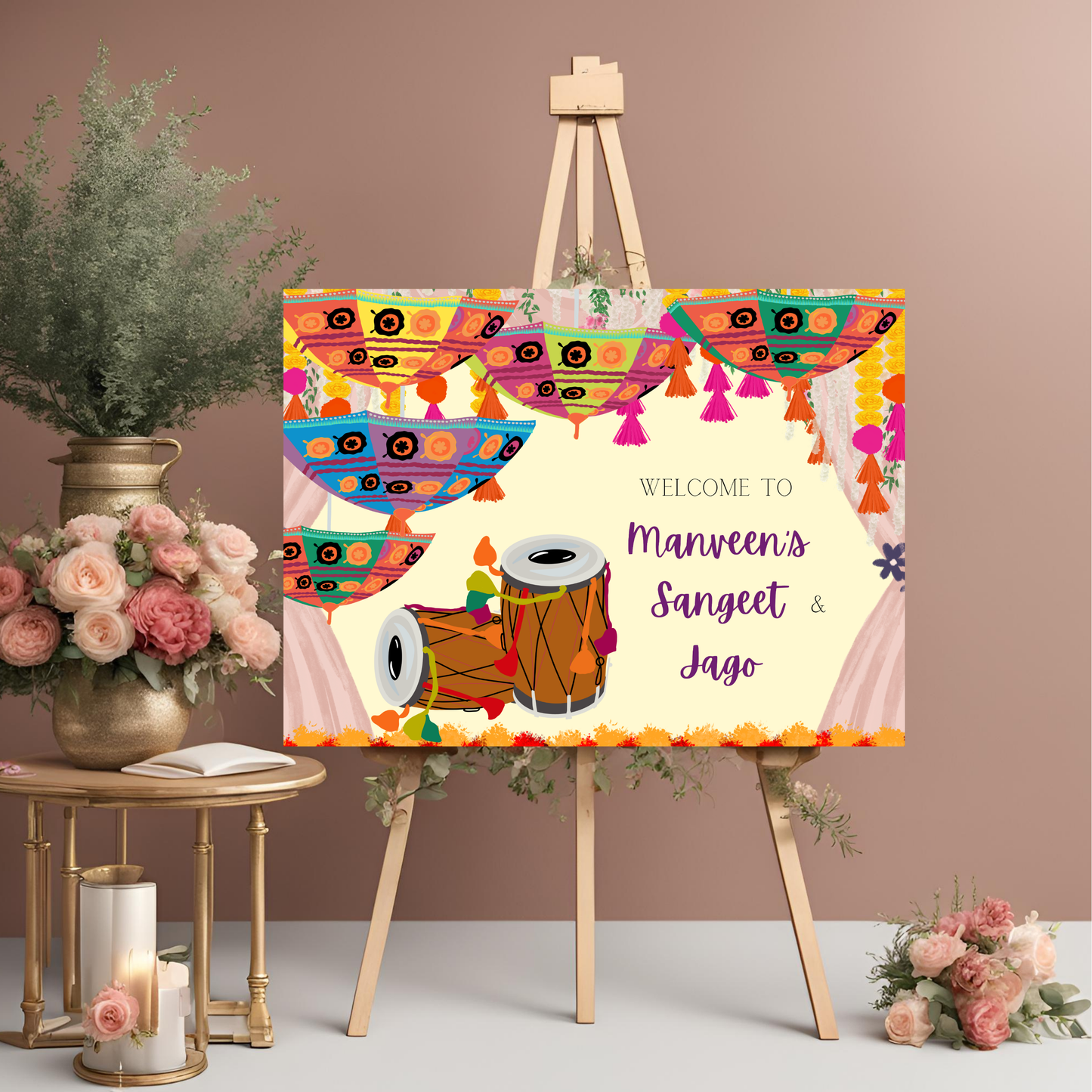 Decor Jago Entrance Board Digital Download - Online Template