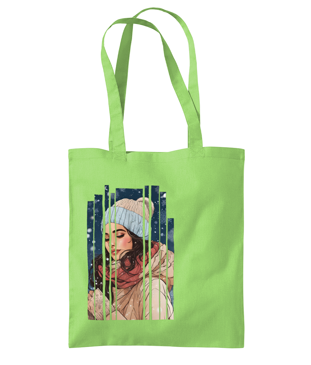 Desi Girl Winter Shoulder Tote Bag
