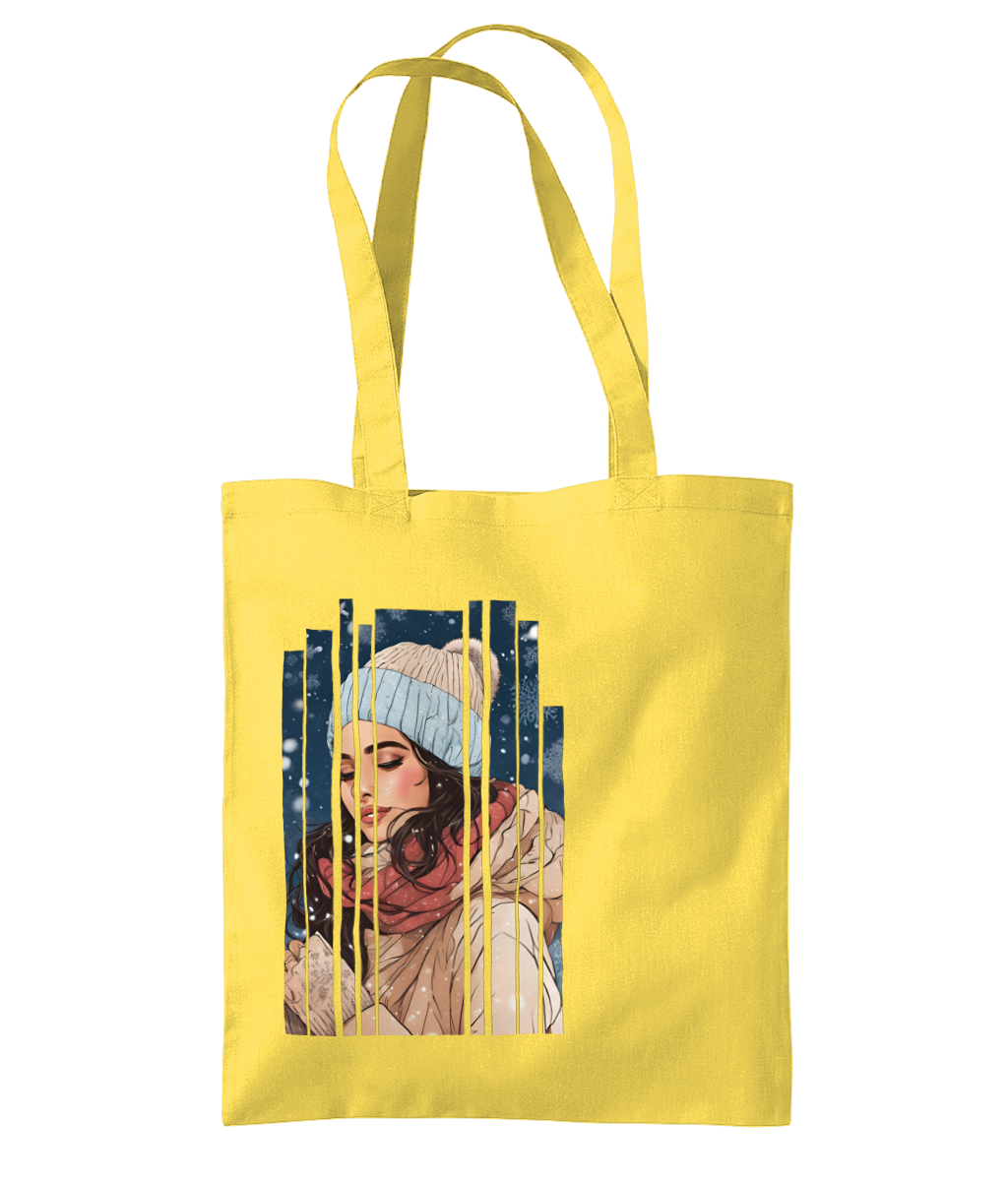 Desi Girl Winter Shoulder Tote Bag