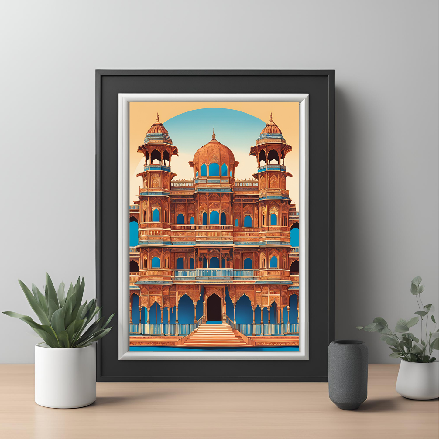 Indian Grand Palace Wall Art Digital Download