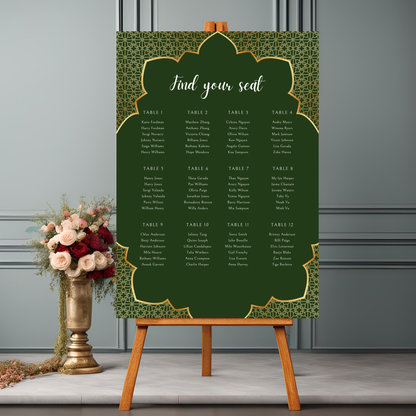 Emerald Seating Plan