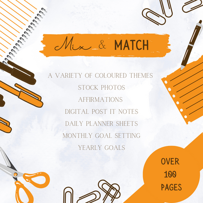 The Ultimate Vision Board Kit - Digital Printable Online Template
