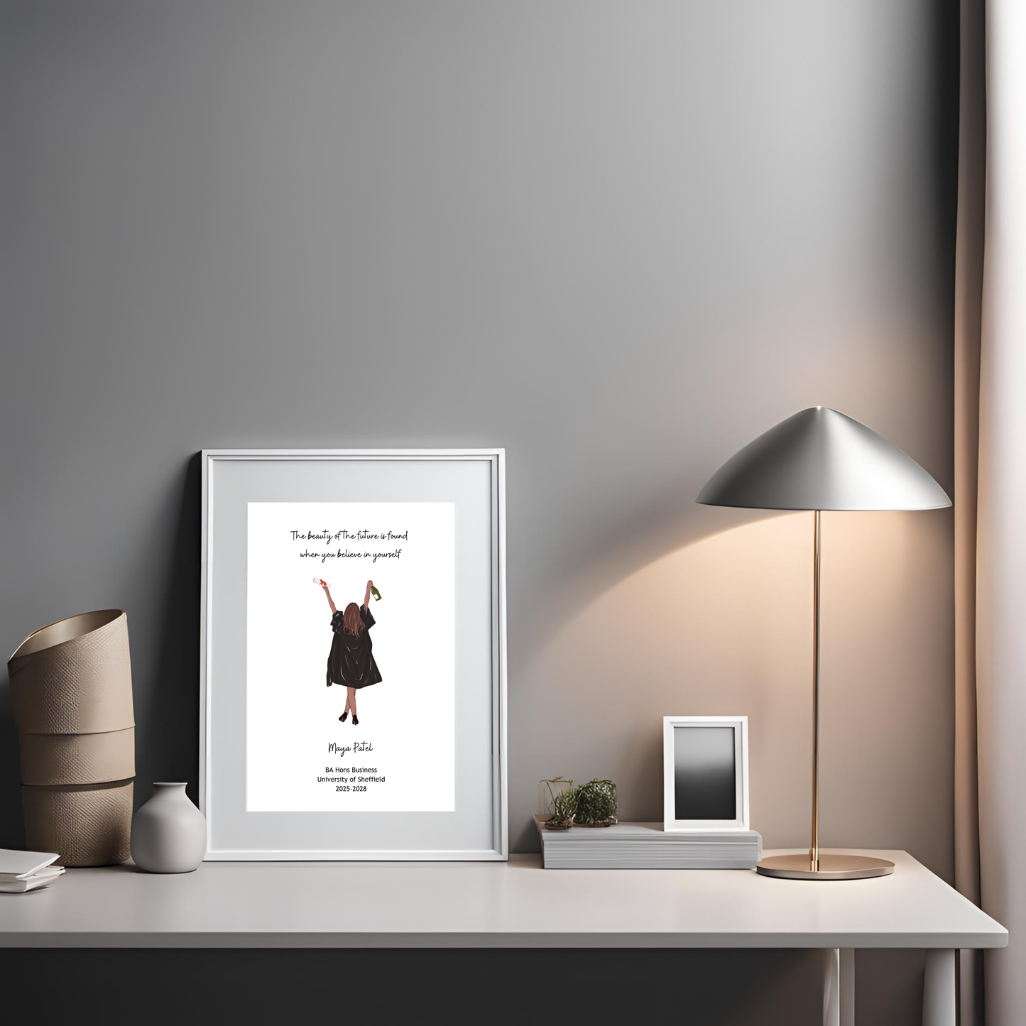 Graduation Customisable Print Digital Download - Online Template
