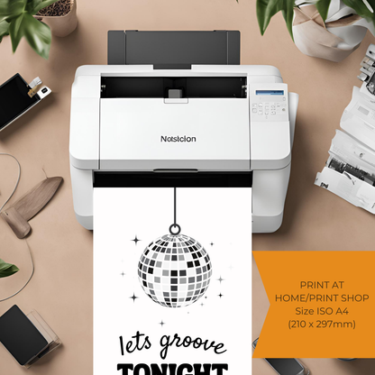 Trendy New Year's Eve Wall Art – 2025 Printable Decor Set