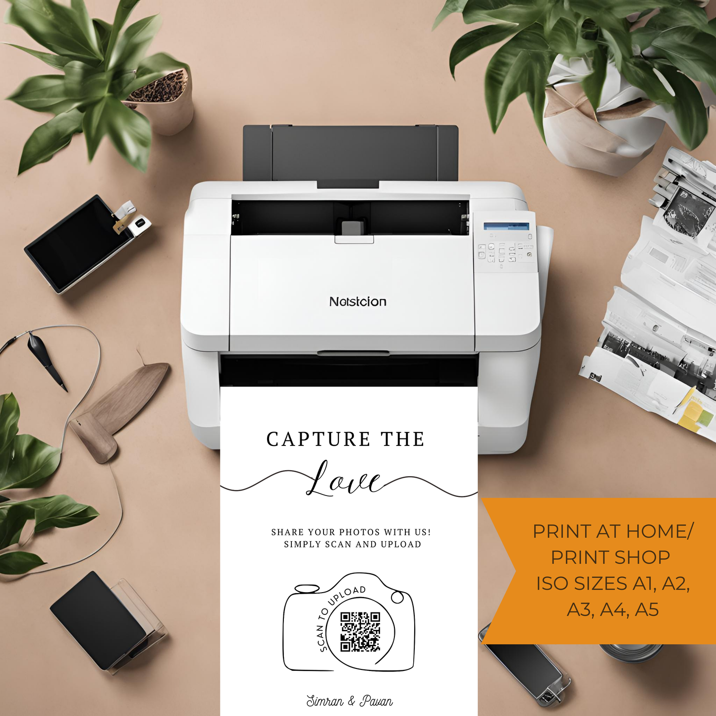 Capture the Love Digital Download - Online Template