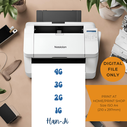 4G Hanji Wifi Print Digital Download