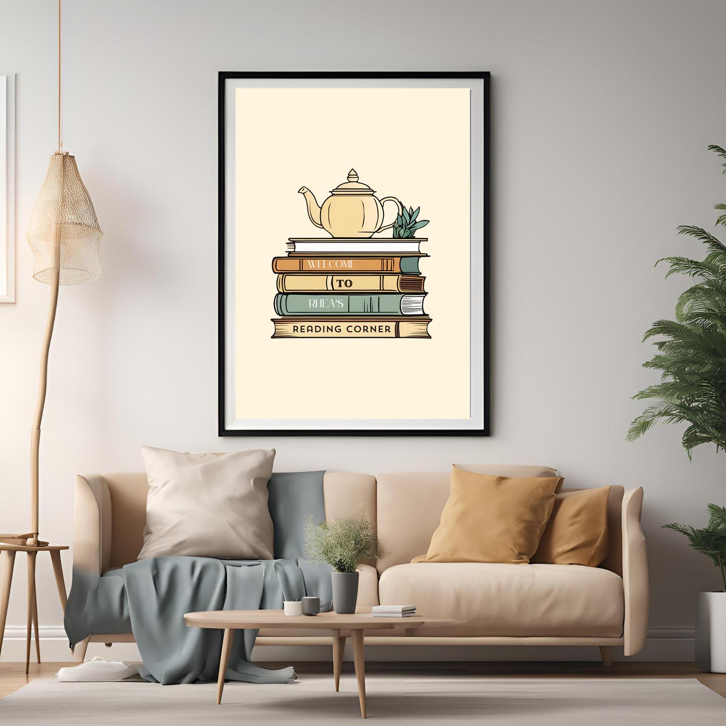 Book Lovers Customisable Print Digital Download - Online Template