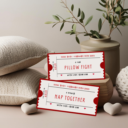 Love Coupon Editable Digital Template