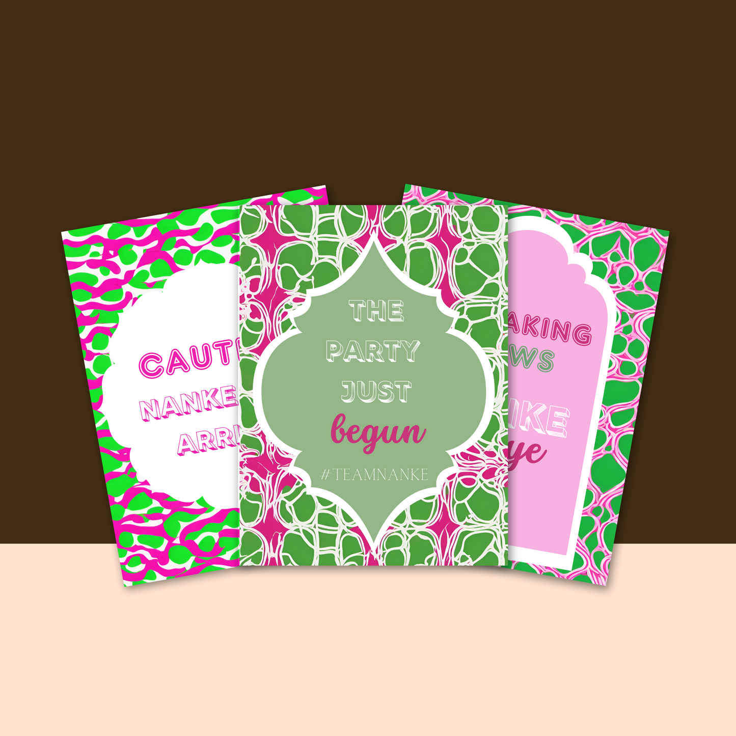 Wedding Signage - Nanke Printable Digital Template