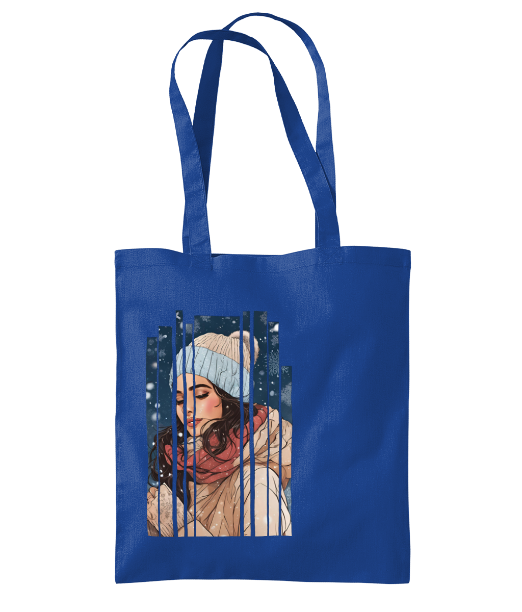 Desi Girl Winter Shoulder Tote Bag