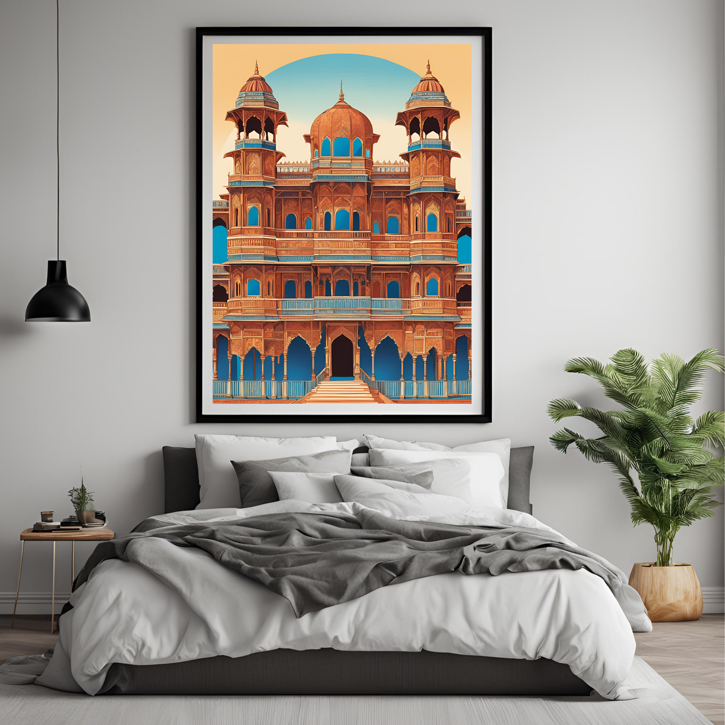 Indian Grand Palace Wall Art Digital Download