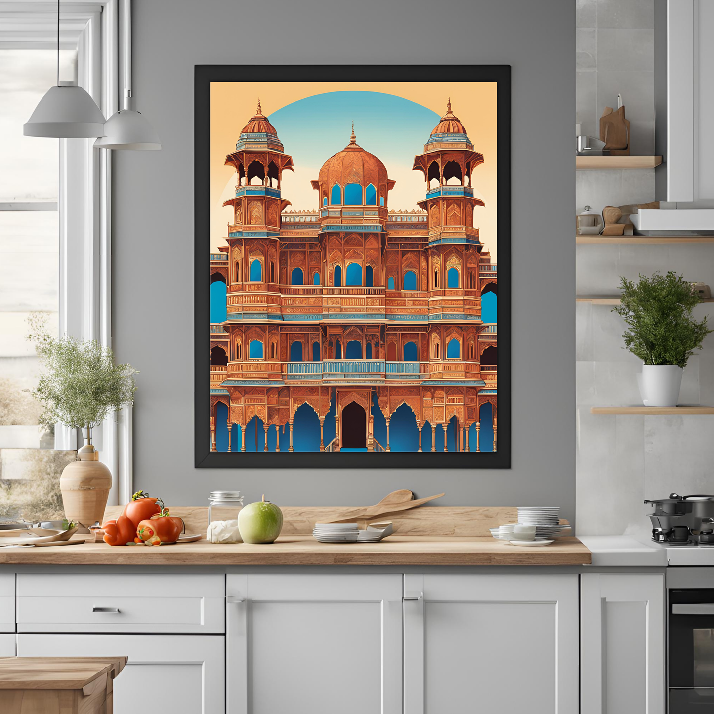 Indian Grand Palace Wall Art Digital Download